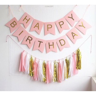 Dây Cờ Trang Trí Happy Birthday