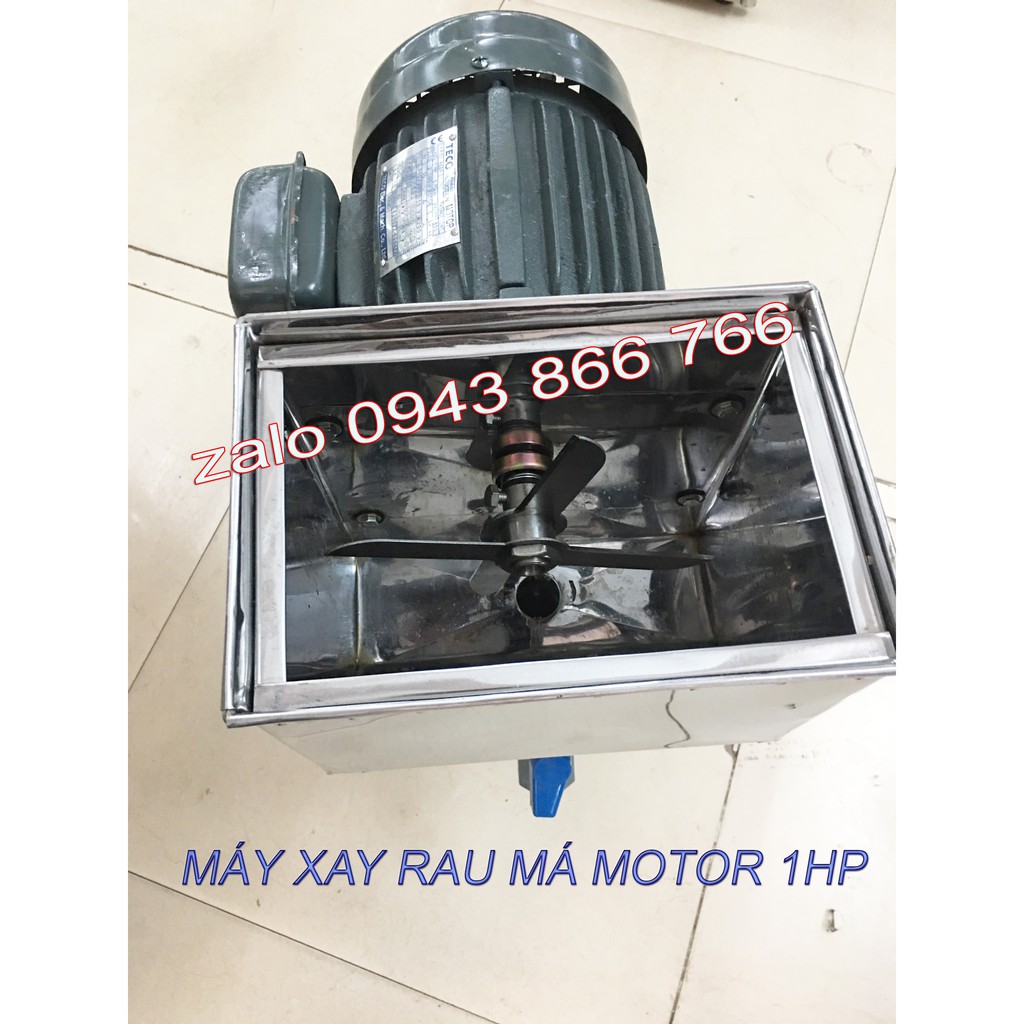 MÁY XAY RAU MÁ - XAY LÁ DỨA MOTOR 1 NGỰA