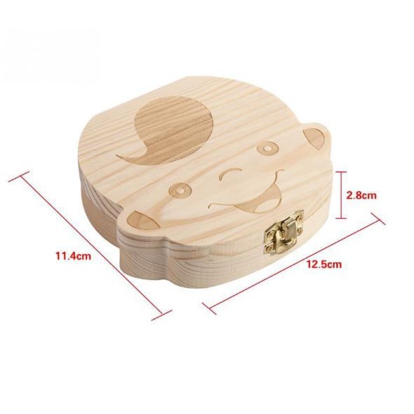 Hộp đựng răng sữa cho bé yêu hình bé trai bé gái quà tặng cho bé trẻ em