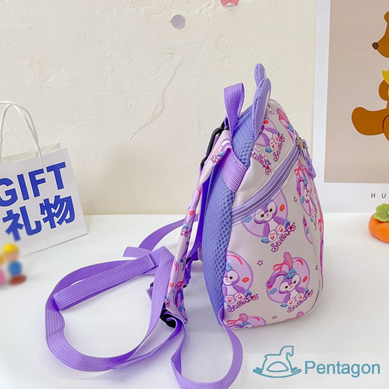 Ba Lô Đi Học Có Dây Chống Thất Lạc Họa Tiết Hoạt Hình Thời Trang Theo Phong Cách Phương Tây Cho Bé