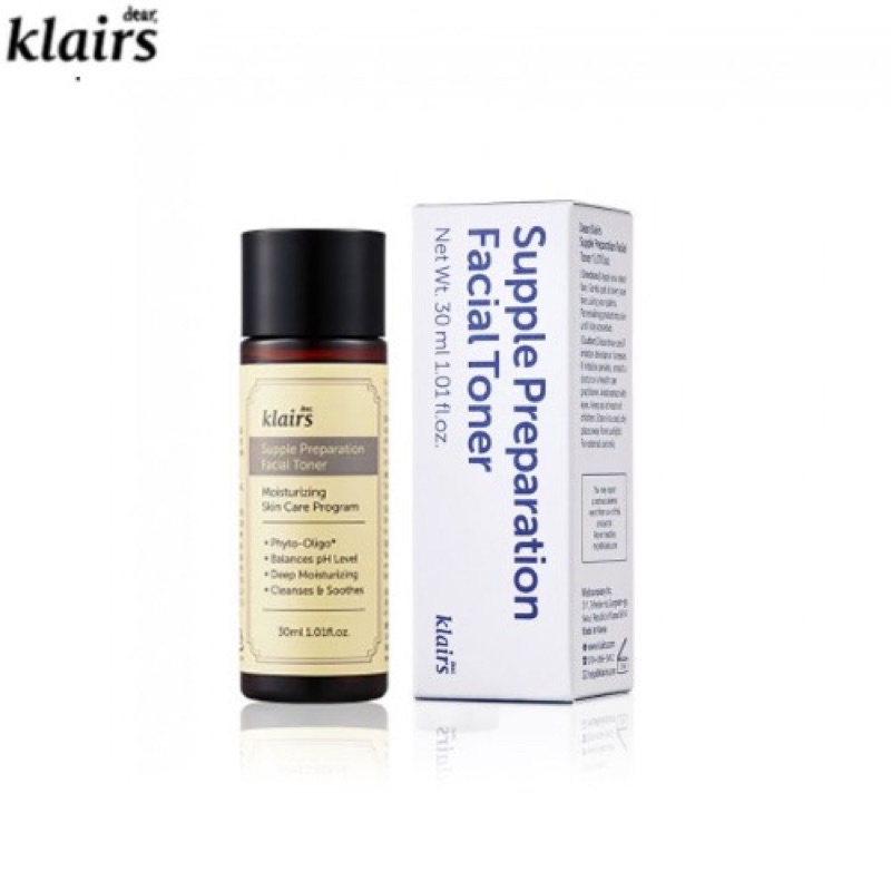 [minisize 30ml ] Toner Klairs Toner