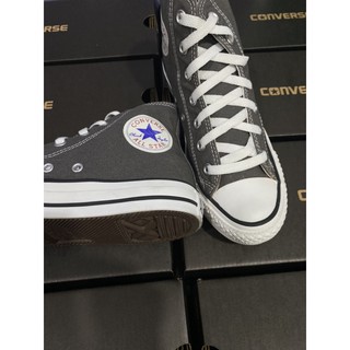 GIÀY SNEAKERS CONVERSE CLASSIC CHUCK TAYLOR XÁM FULL BOX SIZE 38/24cm(Real 100%/2Hand)