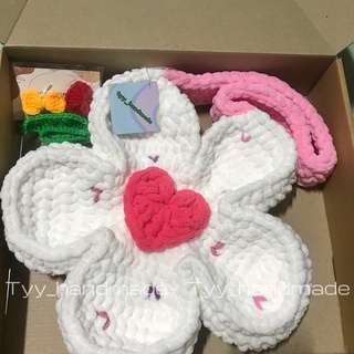 Túi len hoa cúc [Flower Blooming Bag] có ảnh thật, Túi xách nữ, túi len