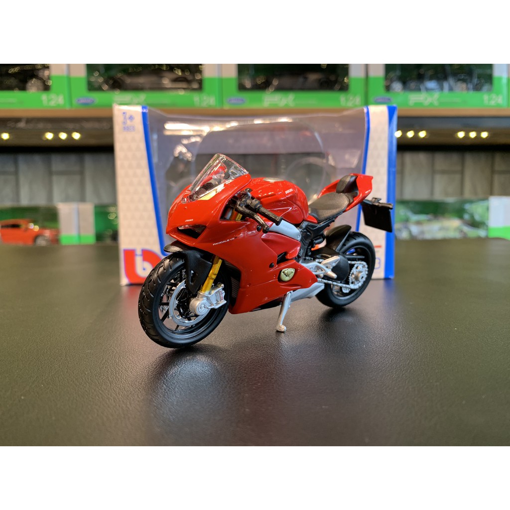 Xe mô hình Ducati Panigale V4 Maisto tỉ lệ 1:18  màu đỏ