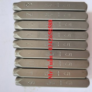Bộ đóng số và chữ chấm bi 5mm