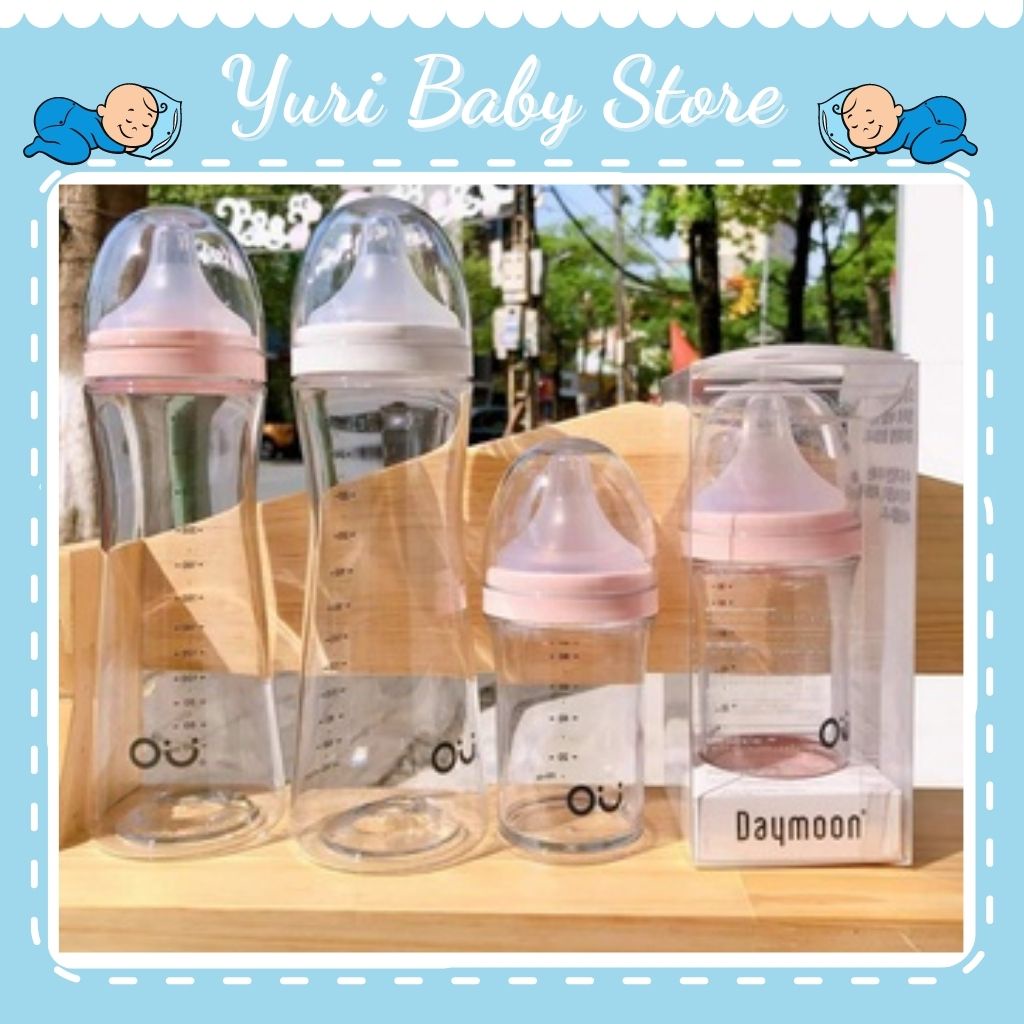 Bình sữa OU:WISH nội địa Hàn Quốc size 140ML tiện ích cho mẹ và bé