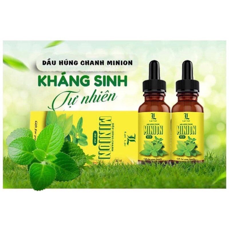 ❌DẦU HÚNG CHANH MINION mẹ và bé hộp 30ml