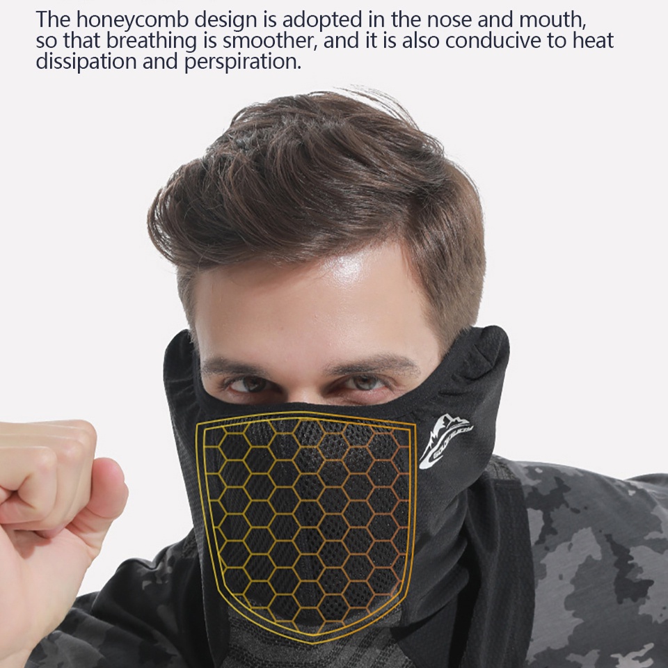 Khẩu Trang Che Mặt Chống Tia UV Chắn Gió Thoáng Khí Tiện Dụng