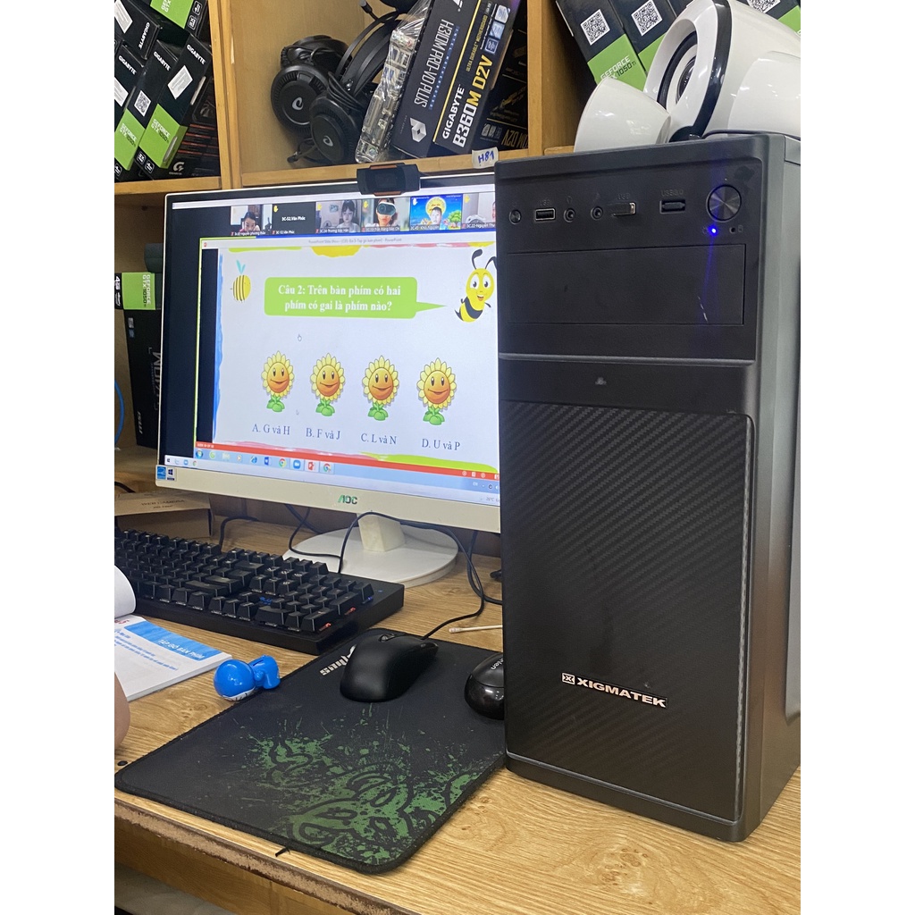 Cây máy tính mới 100% đời mới giá sốc nhiệt luôn Asus H410/i3 10105 /8GB