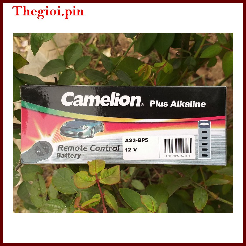 Pin Camelion A23, A27 đỏ 12V(Alkaline) 5 viên/ vỉ, Pin Kiềm, Pin cửa cuốn, Pin điều khiển,Camelion, Pin 1.2V,Panasonic