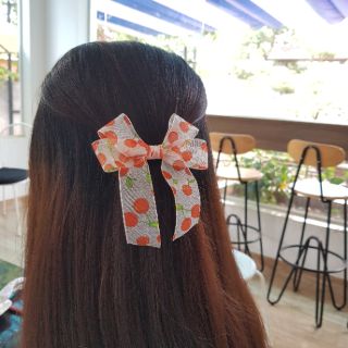 Kẹp tóc nơ voan