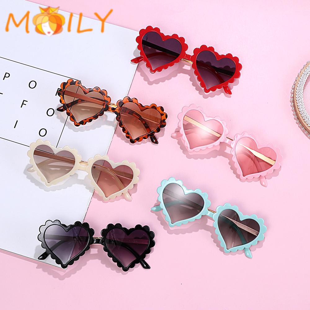 Kính Mát Hình Trái Tim Chống Tia Uv 400 Cho Bé 1-8 Tuổi | BigBuy360 - bigbuy360.vn