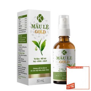 (Có bill) Mẫu Lệ Gold dạng xịt giảm mồ hôi tay – chân – nách được chiết xuất từ 5 loại dược liệu quý