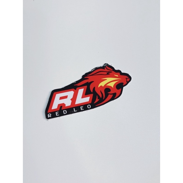 Tem dán hình Redleo sư tử cao cấp, dán trang trí xe máy laptop.. có sẵn keo