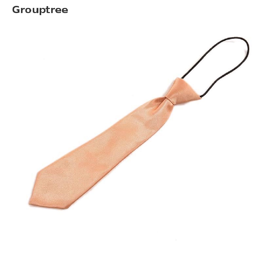 Cà vạt co giãn 11 màu sắc trơn tùy chọn thời trang dành cho bé trai