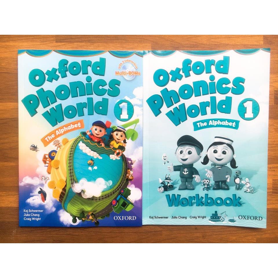 Combo BÁN LẺ - Trọn bộ Oxford Phonics World Level 1-5 gồm các file PDF, VIDEO and Audio