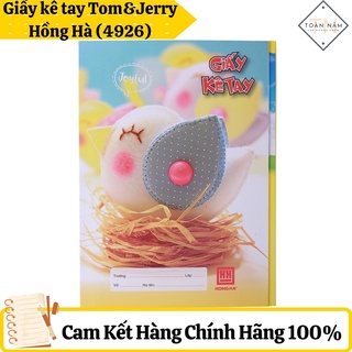 Giấy kê tay Tom&Jerry Hồng Hà - Giao hình ngẫu nhiên