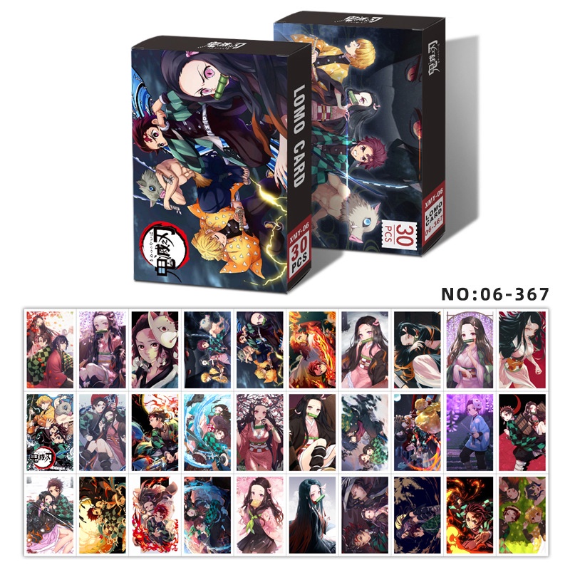 My Hero Academia,Demon Slayer,JOJO,Genshin,Tokyo Revengers,Attack on Titan,Haikyuu,ONE PIECE,SAKURA Lomo Card Photocard