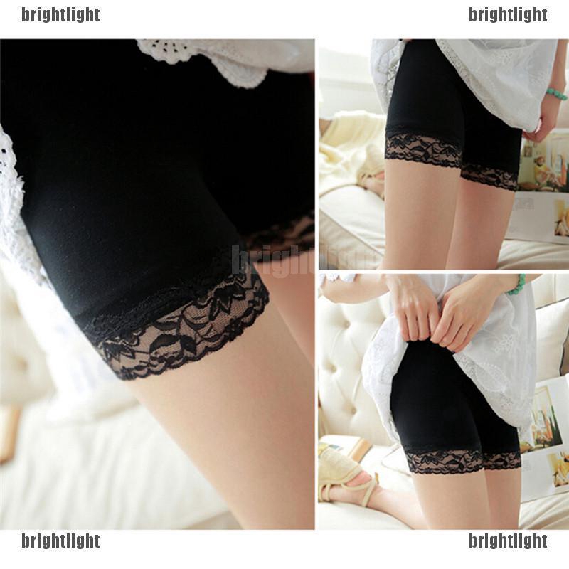 Quần An Toàn Không Đường May Phối Ren Mềm Mại