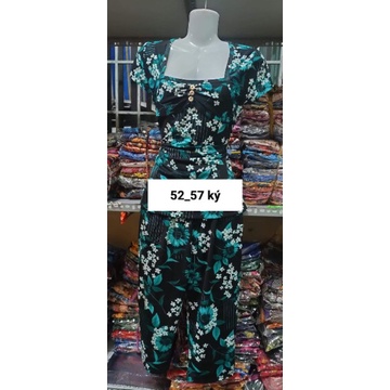 Bộ tay ngắn quần lửng ống túm thun aty đẹp