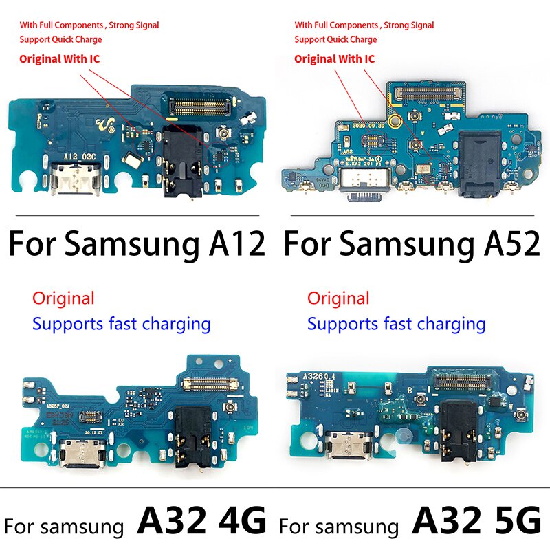 Bảng Mạch Cổng Sạc USB Cho Samsung A32 A02 A12 A52 A72