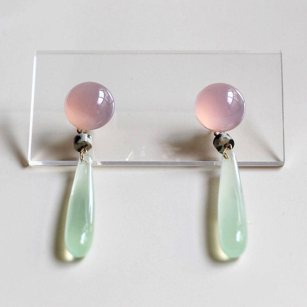 JARRED Hoa Tai Dáng Dài Phong Cách Vintage Thanh Lịch Cho Nữ