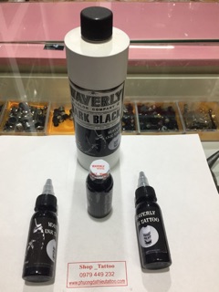 Mực xăm WAVERLY đen bóng 30ml ( hàng có sẵn)