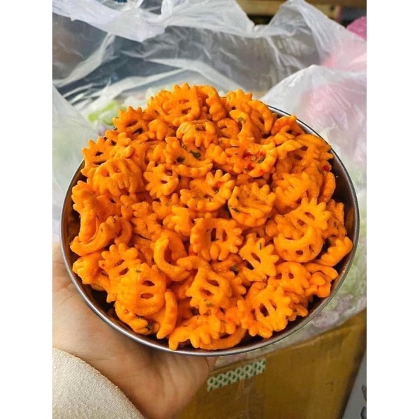 Bánh Snack cua hành kiểu Thái vị mặn ngọt túi 1 ký