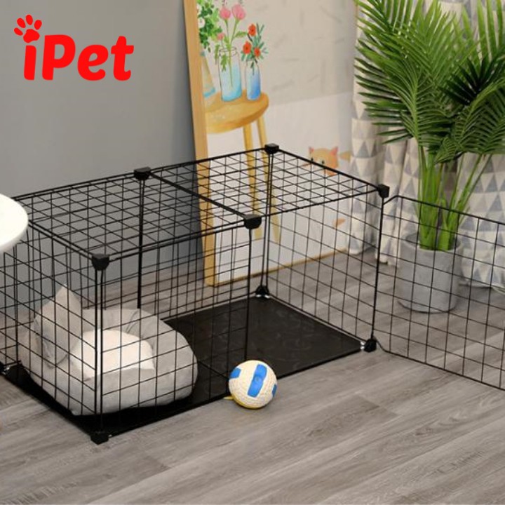 Combo Lưới Ghép Chuồng Quây Thú Cưng Chó Mèo ( tặng chốt ) - Combo 2 Ô - iPet Shop