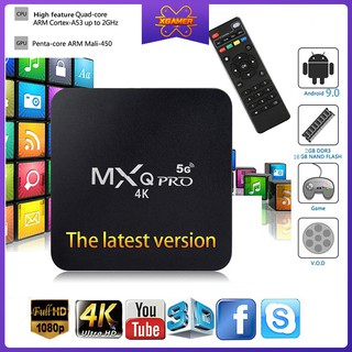 TV BOX MXQPRO 5G XGamer MXQ PRO Android TV thông minh 4K 1G+8G/2G+16G/4G+32G/4G+64G Android 7.1/10.1 3D