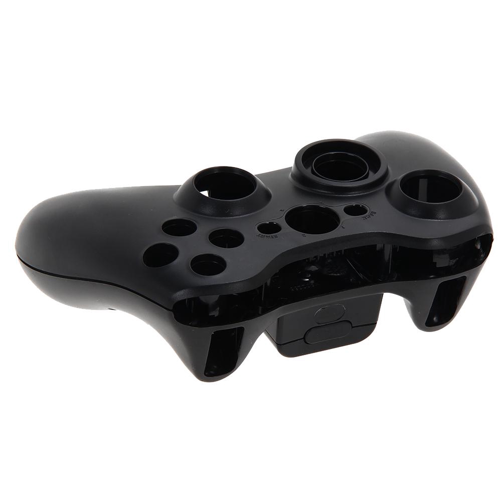 Wireless Controller Full Case Shell Cover + Buttons for XBox 360 Black