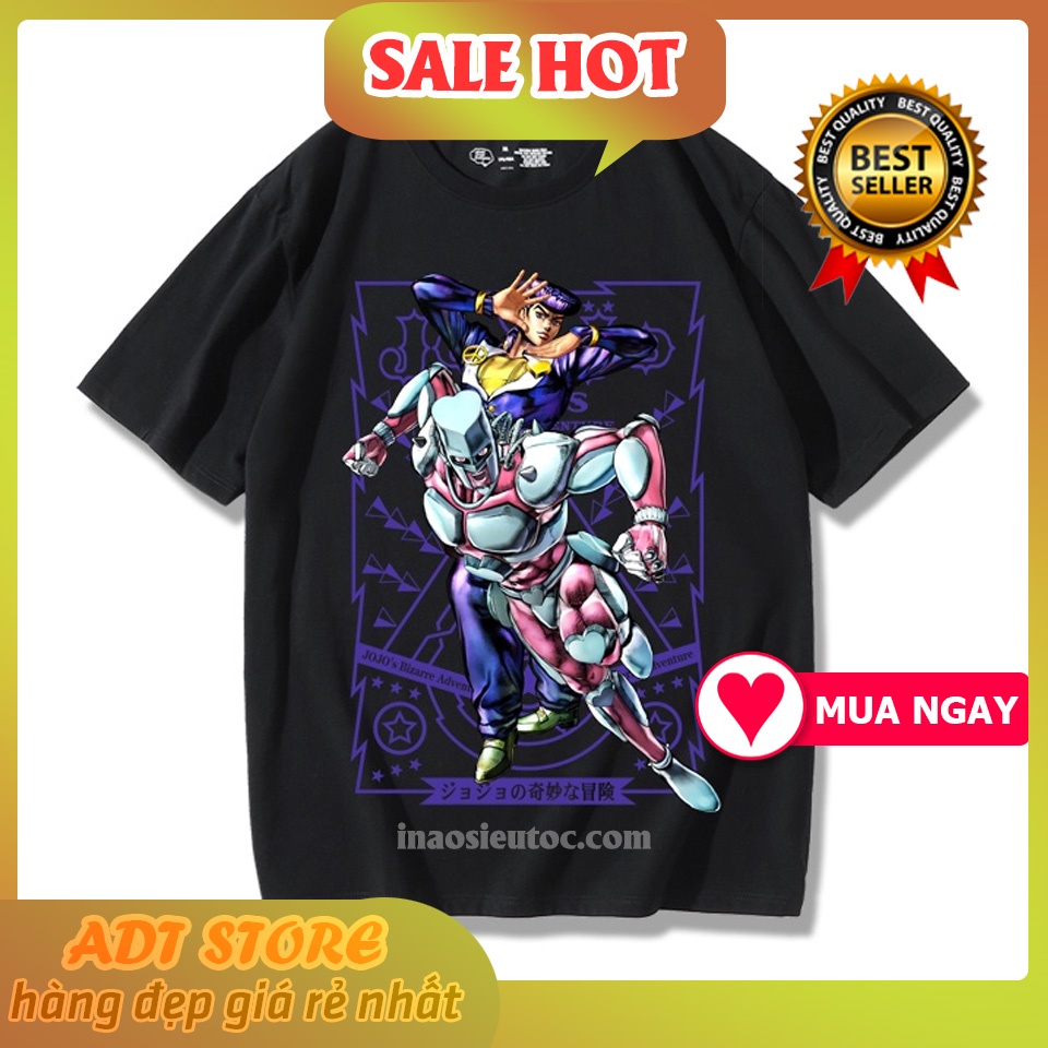 HOT🔥 Áo Phông JoJo’s Bizarre Adventure (Cuộc phiêu lưu bí ẩn) anime manga mẫu mới cực chât