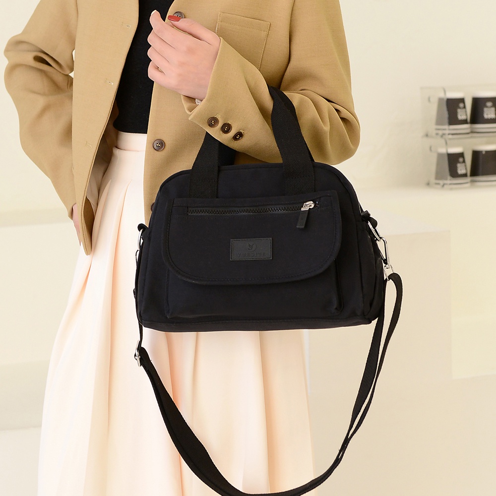 Túi Xách Vải Oxford Siêu Nhẹ Nhiều Ngăn Dung Tích Lớn Phong Cách Mới Cho Nữ