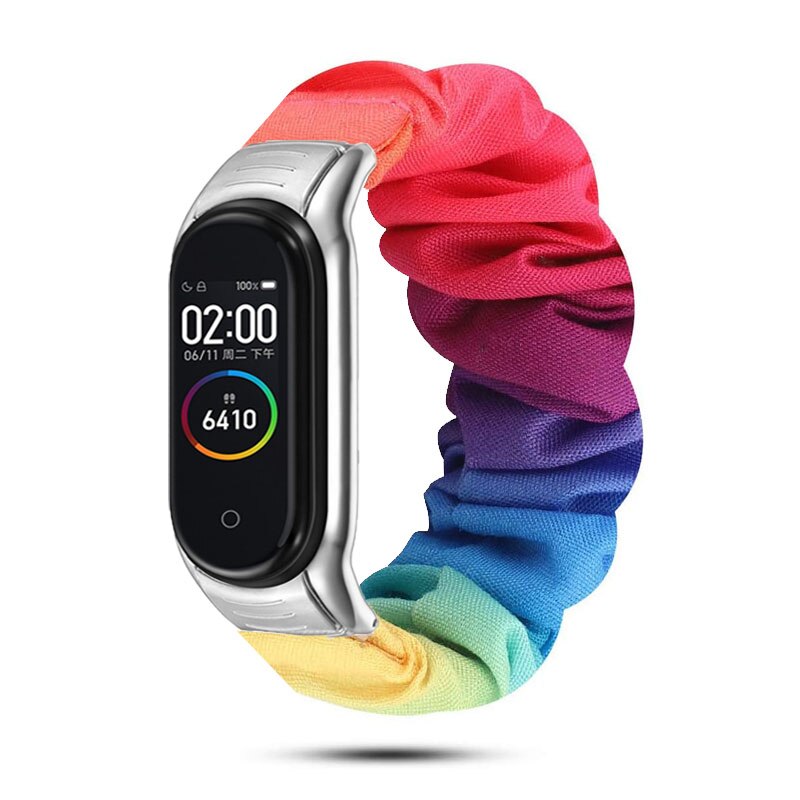 Dây Đeo Cổ Tay Cho Đồng Hồ Thông Minh Xiaomi Mi Band 6 5 4 3 6 5 4