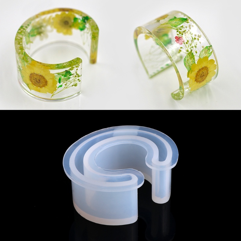 Khuôn Silicone Làm Vòng Đeo Tay / Trang Sức Hình Hoa Diy