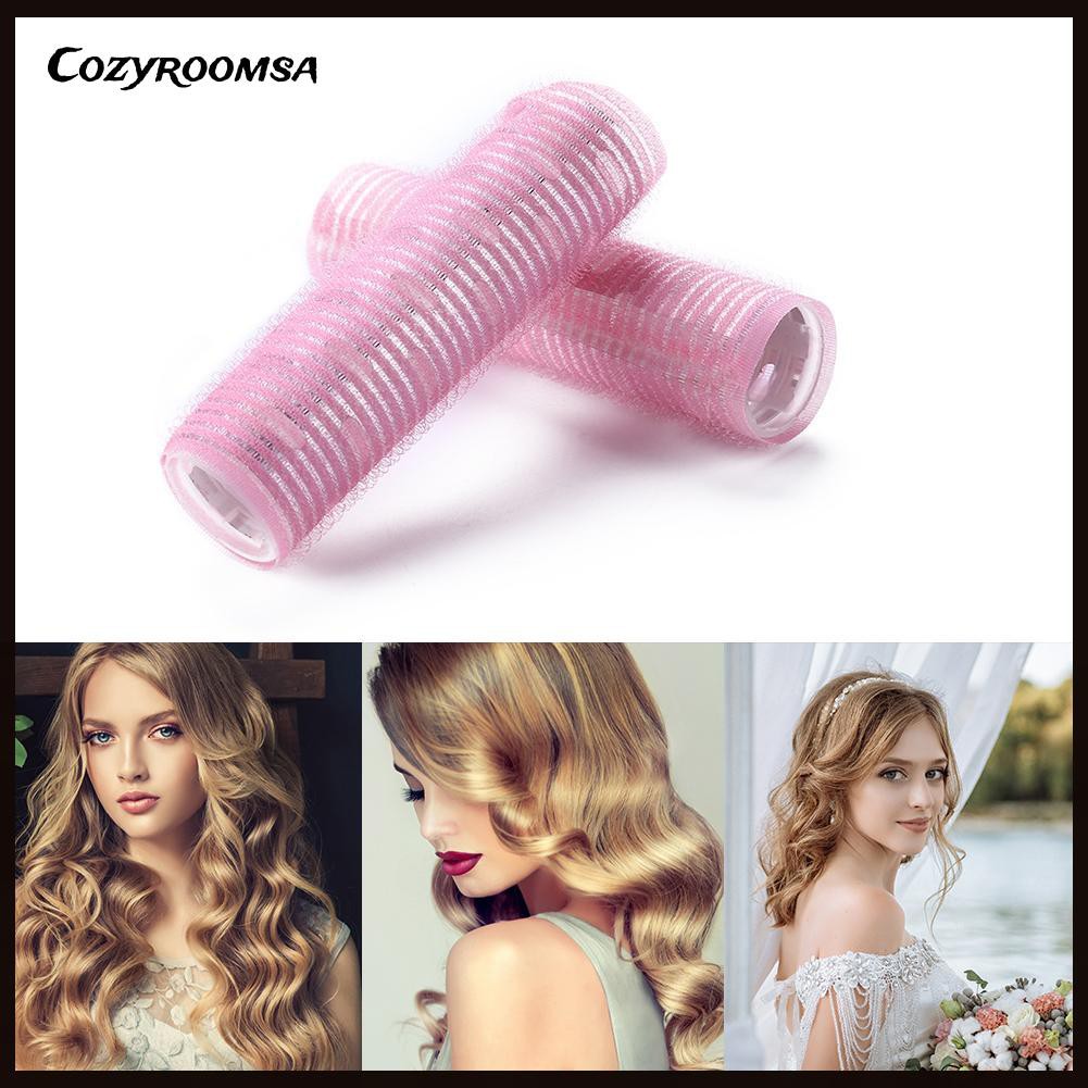 Set 2 Lô Uốn Tóc Tự Dính Dùng Để Tạo Kiểu Tóc Tiện Lợi