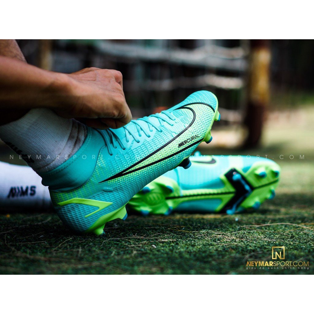 Giày đá bóng cổ cao Mercurial SuperFly 8 Academy đế FG cho sân cỏ tự nhiên -LKH( 💝