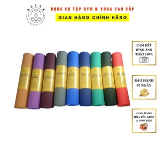 Thảm Tập Yoga YTPECODT1L6 Thảm Tập Gym Eco Mat Định Tuyến Cao Cấp, Chất Liệu TPE 1 Lớp Dày 6mm [Tặng Kèm Túi Đựng]