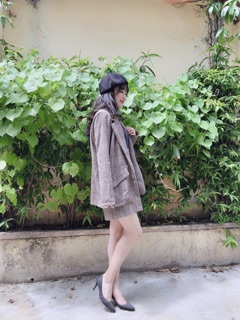 SET BLAZER KÈM CHÂN VÁY ULZZANG