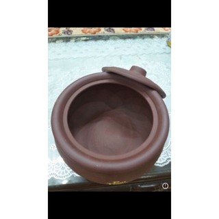 Niêu đất kho cá nấu cơm.Hàng sứ Bát Tràng