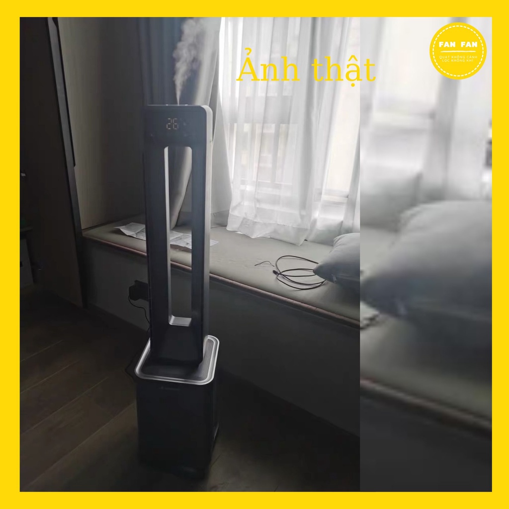 Quạt Không Cánh Lọc Không Khí Phun Sương Tạo Ẩm Chigo W4dv –24 Tốc Độ Gió – Hẹn Giờ 24 / Lần – Tạo Ion Âm