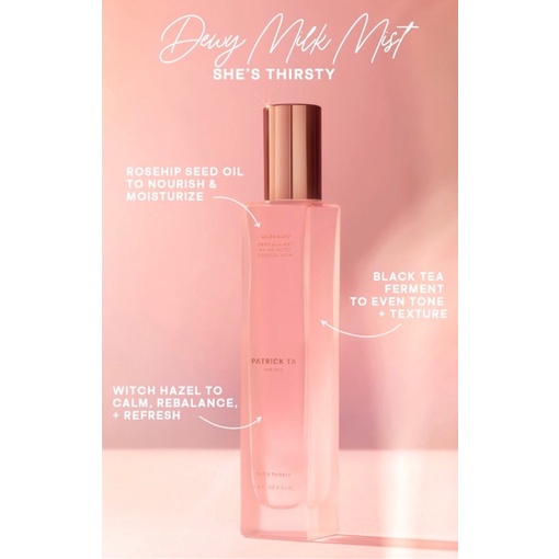 XỊT KHOÁ TRANG ĐIỂM Patrick Ta _ Major Glow Dewy Milk Mist | BigBuy360 - bigbuy360.vn