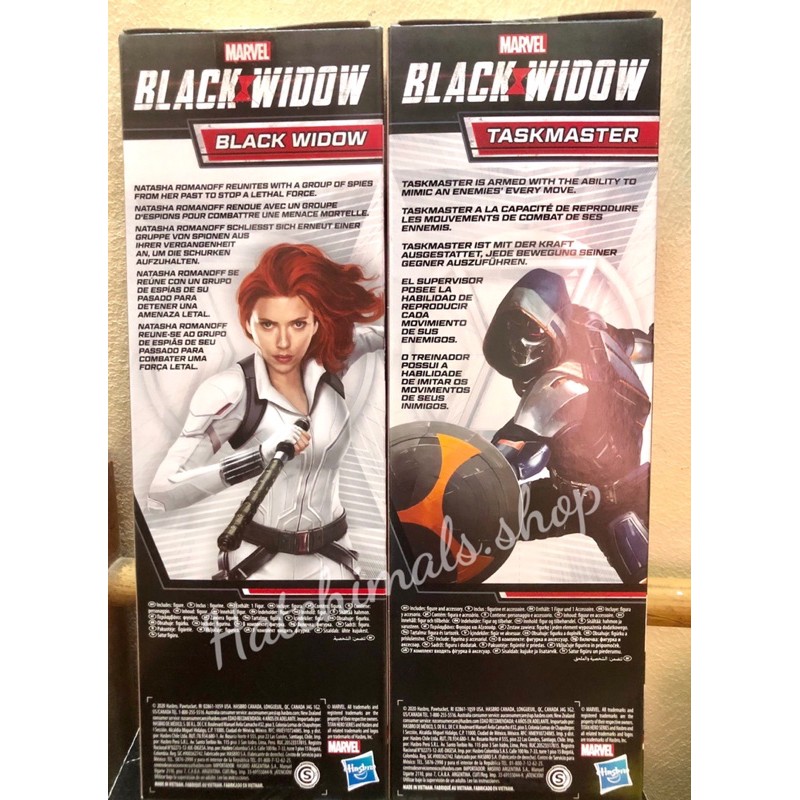 Hộp mô hình nhân vật Black Widow &amp; Taskmaster