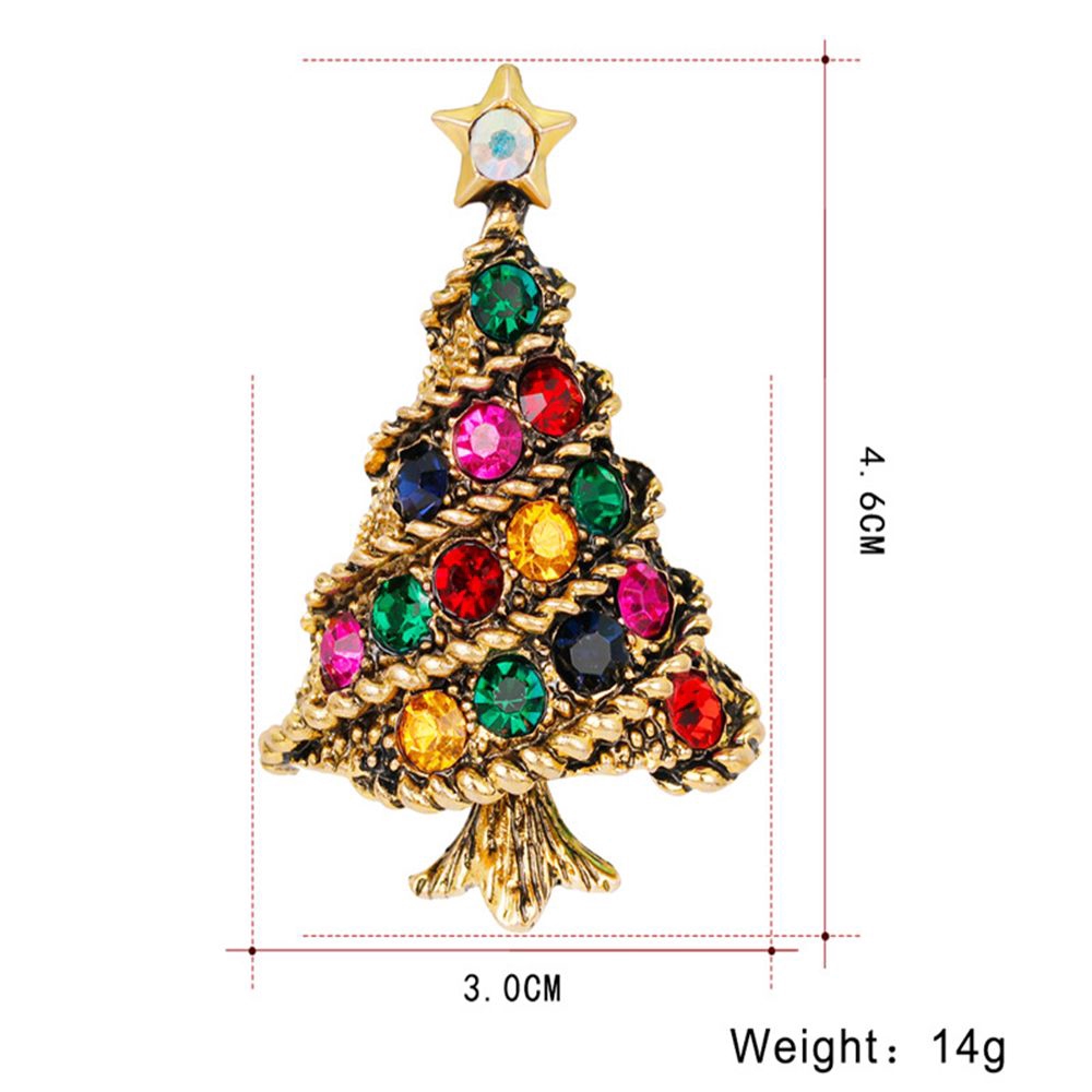 COD Upscale Corsage Dress Decor Suit Shawl Brooch|Christmas Tree Brooch Pin