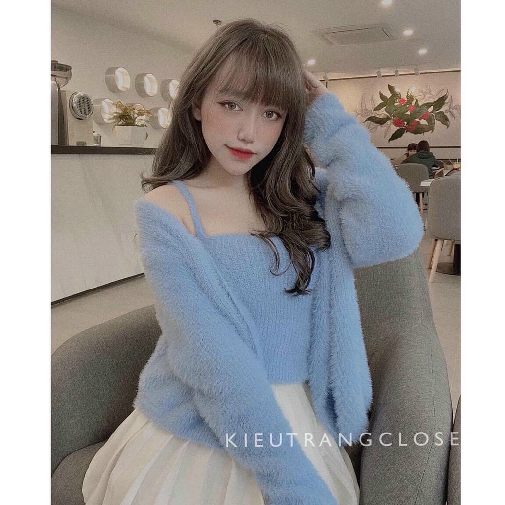 ÁO KHOÁC KÈM ÁO 2 DÂY LÔNG CHO NỮ | BigBuy360 - bigbuy360.vn