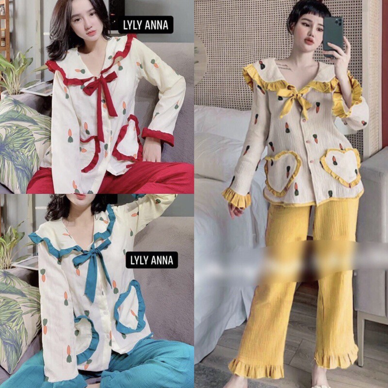 [Mã WA1212 hoàn 10k xu đơn 50k] BỘ TIỂU THƯ BÁNH BÈO CÀ RỐT