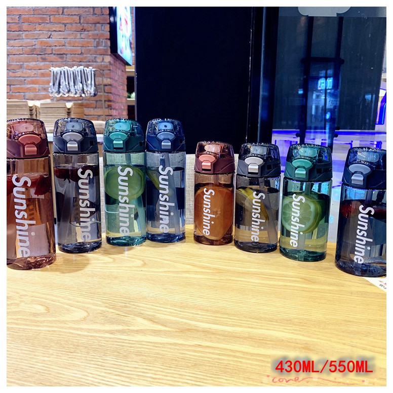 BÌnh đựng nước bằng nhựa nhiều màu tùy chọn phong cách Hàn Quốc | BigBuy360 - bigbuy360.vn