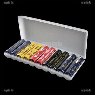 Bộ 10 hộp nhựa đựng pin 18650 di động tiện dụng