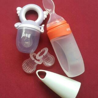 Combo Bình tập uống nước & Bình thìa ăn dặm AAG