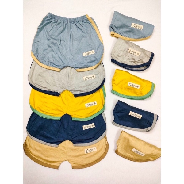 SET 10 Quần đùi KWOO bé trai bé gái Quần chục SallyBaby chất thun lạnh mềm mát phối viền sọc từ 4-17kg QĐ068
